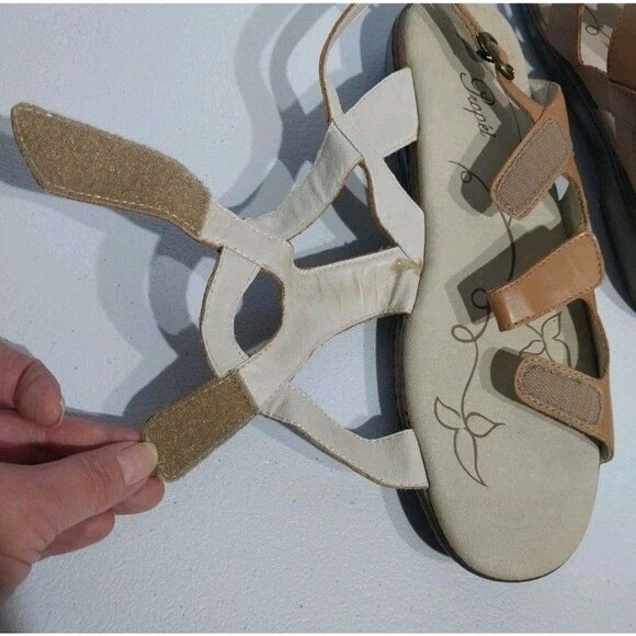 Prop'et Women’s Sandals Sz 9.5M Brown Leather Strappy Slingback Comfy Adjustable - Picture 8 of 13